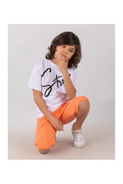 Pepo Kids Boy's Set Children's Pajamas Shorts T-Shirt Pajamas