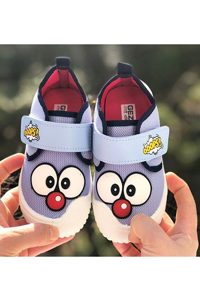 Pandalina Papuci Copii Creșă Acasa Scoala Pantofi Velcro Lenjerie Anti-Alunecare Pantofi Creseta