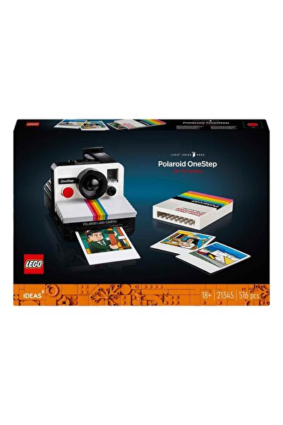 LEGO ® Ideas Polaroid OneStep SX-70 Kamera 21345 – Fotoğraf Meraklısı Yetişkinler için Koleks