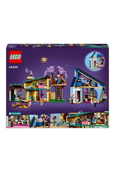 LEGO ® Friends Olly ve Paisley'nin Aile Evleri 42620 - 7 Yaş ve Üzeri Çocuklar için 5 Minifigür