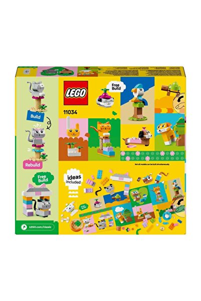 LEGO ® Classic Yaratıcı Evcil Hayvanlar 11034 – 5 Yaş ve Üzeri İçin Hayvan Figürleri İçer