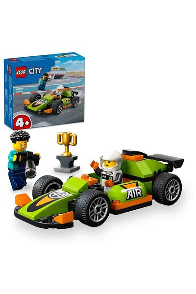 LEGO City Green Race Car 60399 - Toy Race Vehicle for Kids Ages 4 and Up