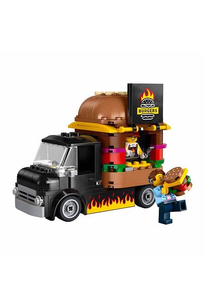LEGO ® City Hamburger Truck 60404 - Creative Toy Construction Set for Ages 5 and Up (194 Par