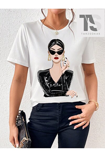 Tarzsokak Tricou cu slogan grafic și umeri goi Essnce