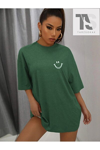 Tarzsokak Μπλουζάκι με γραφικά κινουμένων σχεδίων, χωρίς ώμους, μεγάλου μεγέθους