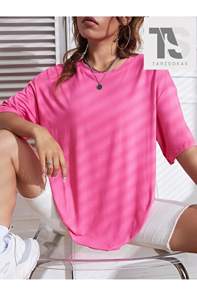 Tarzsokak Tricou supradimensionat cu umăr fără umăr