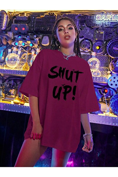 Tarzsokak Coolane Γυναικείο μπλουζάκι με στάμπα με γράμματα και ανοιχτούς ώμους