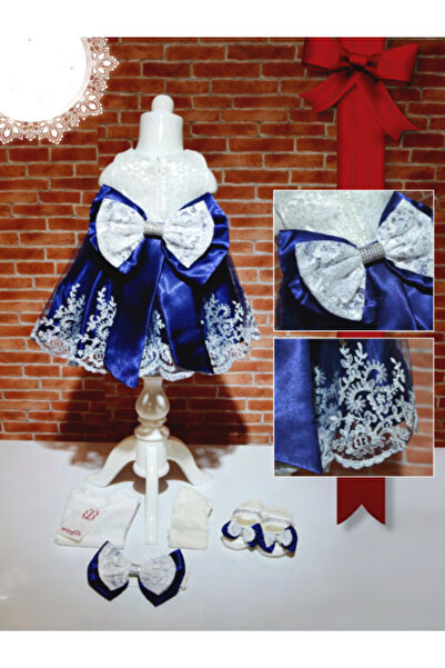 Bilge Trend Kız Bebek 5 parça Mevlüt Elbisesi Seti, Düğün , Parti Abiye Elbise Takımı