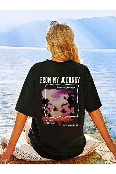 Tarzsokak Tricou de damă cu imprimeu palmier și slogan