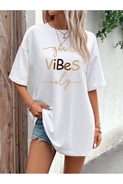 Tarzsokak Σύνθημα γραφικό μπλουζάκι με ανοιχτό ώμο