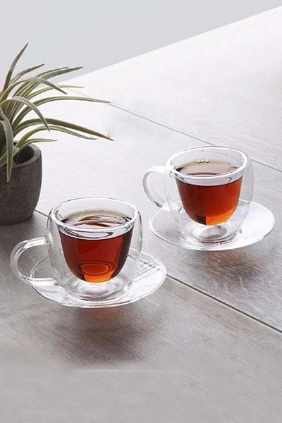 SepetçiBaba Double Walled Turkish Coffee Cup Set of 2