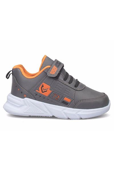 My Minima 04 Smoked Orange Velcro Skin Comfortable Sole Lightweight Boys' Walking Sports Shoes
