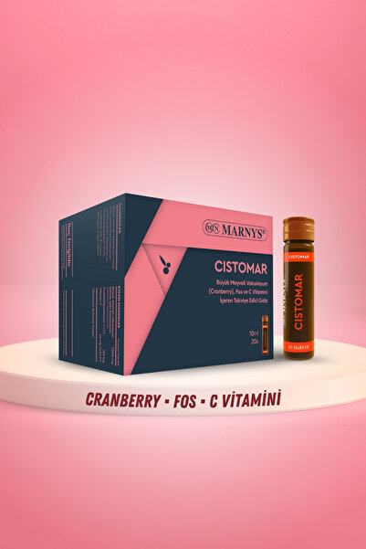 Marnys Cistomar Takviye Edici Gıda 20 Flakon X 10 ml