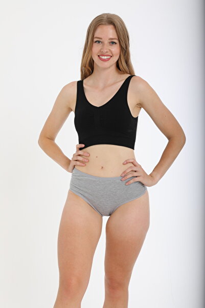 FOURAA Жіночі трусики з високою талією, щоденні, м'які, кольорові, 3 штуки в упаковці