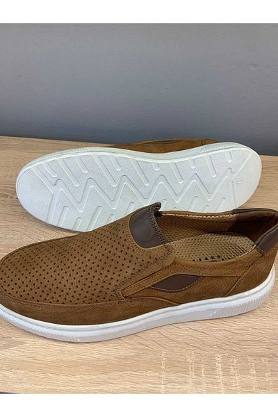 HON'S Γνήσια ανδρικά παπούτσια από δέρμα Nubuck Poly Sole