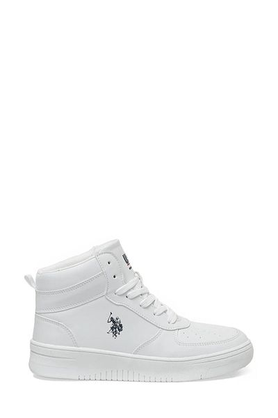 U.S. Polo Assn. Men's White High Top Thermo Sole Sneakers Outdoor Sports Shoes