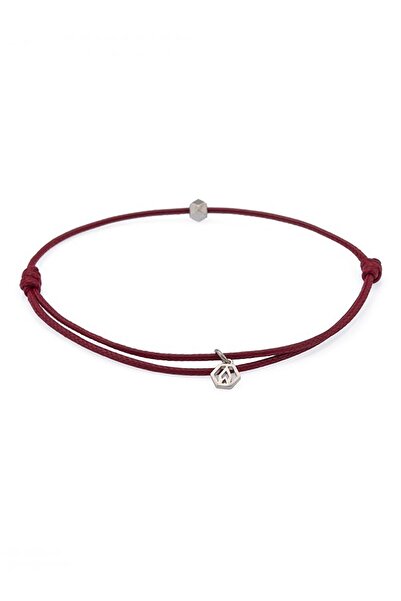 Atolyewolf Claret Red Chance Bracelet In Silver