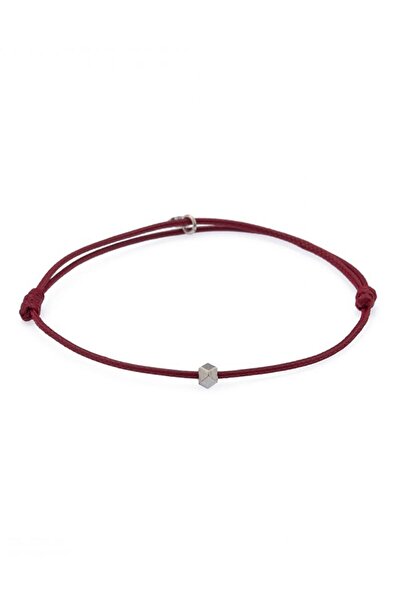 Atolyewolf Claret Red Chance Bracelet In Silver