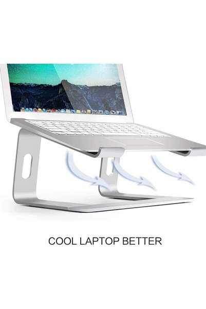 Hobimtek M5 Alüminyum Ergonomik Katlanır Macbook Bilgisayar Standı Bilgisayar Yükseltici 10 –17 Inç