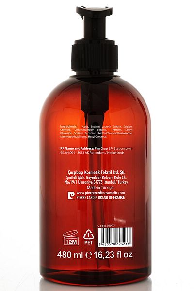Pierre Cardin Liquid Hand Wash 480 ml – Fresh Flowers-Liquid Soap - Fresh Flowers