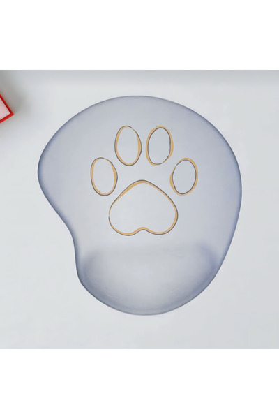 UcuruStore Pati Tasarım Mouse Pad oval decupat cu suport pentru încheietura m...