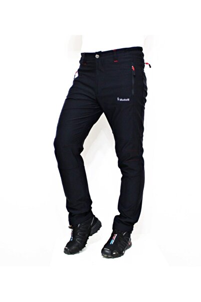 Mudwill Μαύρο παντελόνι Trekking Lycra Hiker300