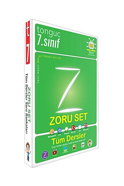 Tonguç Yayınları 7. Sınıf Tüm Dersler Zoru Bankası Seti Sayısal Sözel 2025