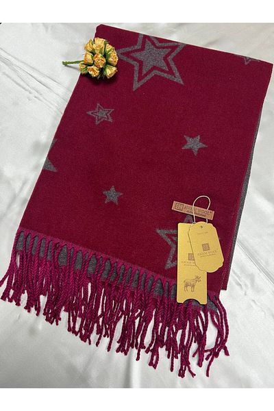 AWAM SILK Awam Silk Patterned Wool soft Textured Scarf Shawl & Shoulder Shawl 190*65