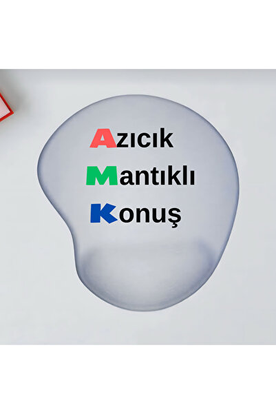 UcuruStore Συμβουλευτικά σχεδιασμένο οβάλ mouse pad με γραφή και στήριξη καρπού