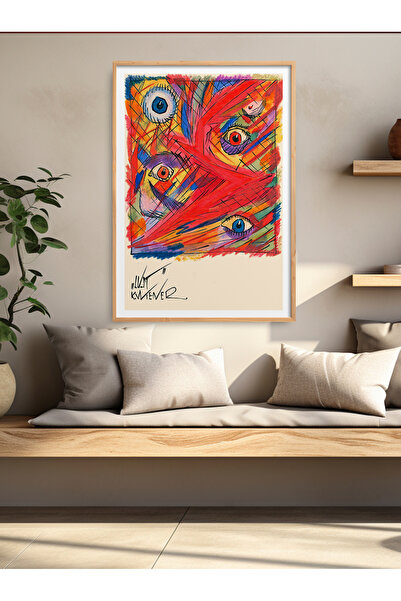 HOMEPACK Tekli Çerçeveli Tablo Modern Poster Tablo TK/438