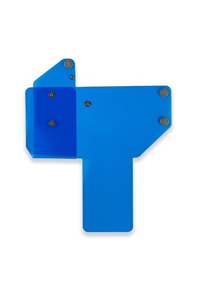 Badger Collection Pasaport Kılıfı Pasaportluk Pasaport Cüzdanı Mavi Minimal Hediye Tasarım Şeffaf Pvc Jellypass