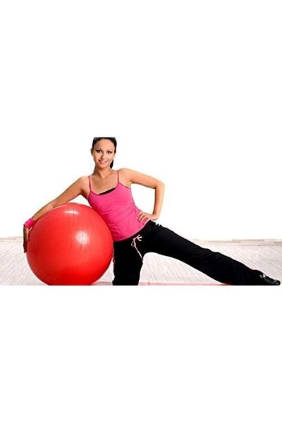 Monark CKSpor 75 cm Durable Pilates Yoga Exercise Ball and 25 cm Pump Set