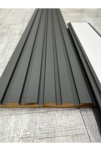 AGT Dupa Duvar Panelleri Dekoratif Pvc Kaplama 4 Adet Lb- Soft Touch Fırtına Gri Lb3771