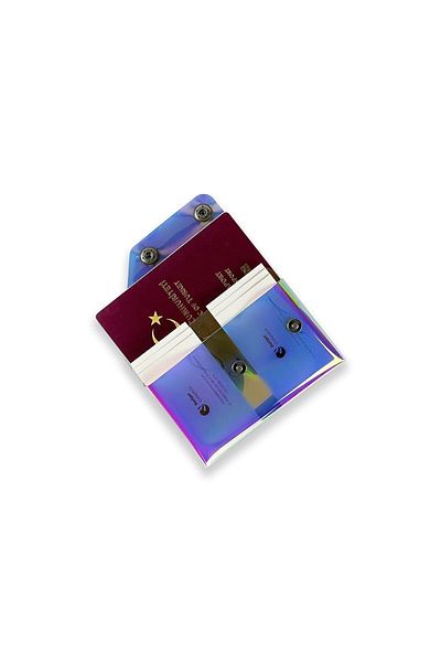 Badger Collection Passport Holder Passport Wallet Passport Case Hologram Jellypass Minimal Gift Design Transparent Pvc