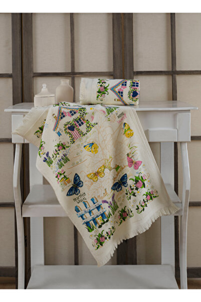 sevilya Prosop de bucătărie cu franjuri Model Prosop de bucătărie imprimate Set de 2