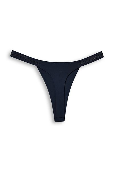 HNX Interlock Laser Cut Honeycomb Rubber Ghost Women's Thong Panties