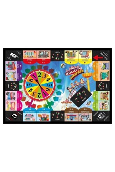 Moli Toys Molicity Amusement Park Game Molipoly Game World Trade Game Moli City Luna Park