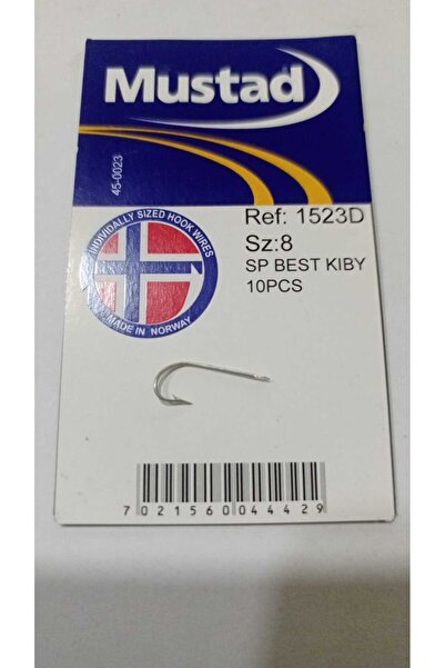 Mustad 1523D OLTA İĞNESİ 10PCS