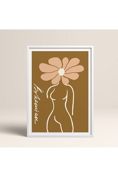 HOMEPACK Pictură de yoga pentru femei cu un singur cadru Pictură poster modernă TK/422