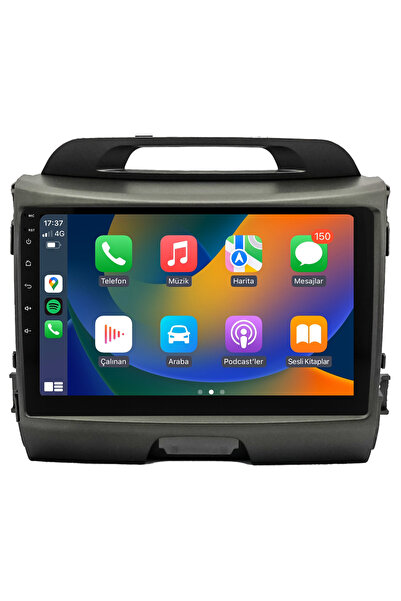 EXVOL Kia Sportage 2011-2016 Android Multimedya Carplay 9 Inc Hd Ips Ekran 4g...