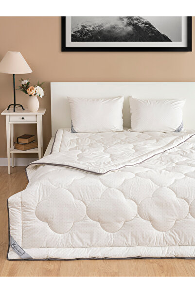 homewell 100% Pure Cotton Hypolallergenic Single Sleeping Set Cream