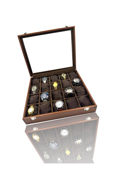 Dijital Çarşı Richbox 20-Piece Watch Box Tan
