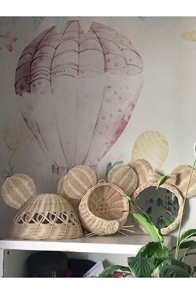 HEMA BAMBU Rattan Miki Fare 3 Lü Set Modelimiz