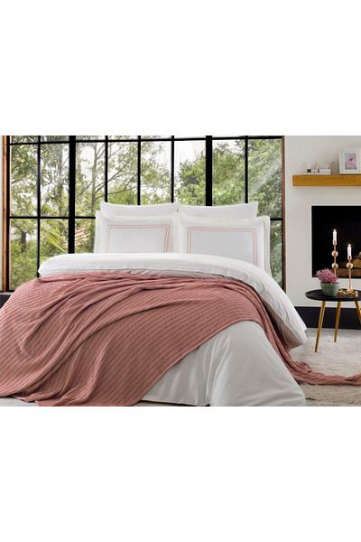 Özdilek Set de lenjerie de pat din zestre de 7 piese cu husă de pat (set de mireasă) Natural Breeze Decorose