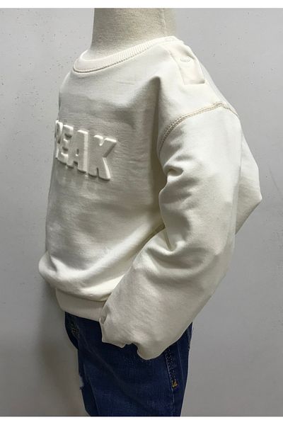 Çikoby Baby Boy Break Embroidered Sweatshirt