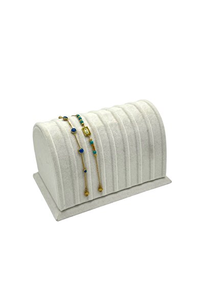 Zeyn Dekor Βραχιόλι σε κρεμ απόχρωση και βάση προβολής Semer, κομψό σχέδιο, μ...