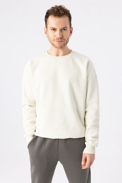 gothamvibes Ανδρικό φούτερ Vibe Oversize Cream