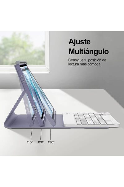 Fogy Samsung Galaxy Tab A8 10.5" 2022 SM-X200 için Çıkarılabilir Bluetooth Klavyeli Klavye Kılıfı