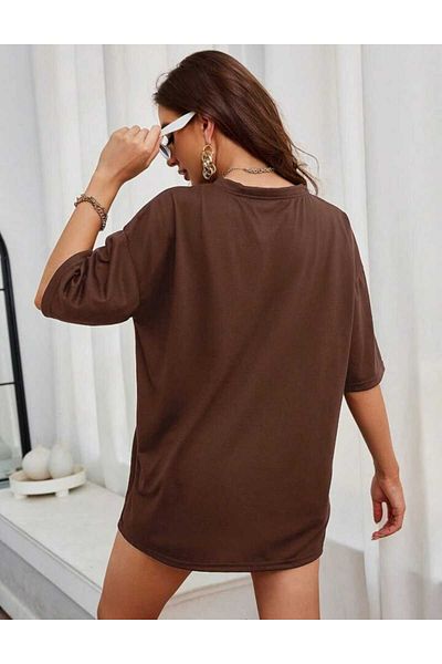 Elvino Унисекс тениска с щампа New York Oversize