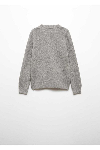 MANGO Kids Strick-Cardigan - Knopfleiste